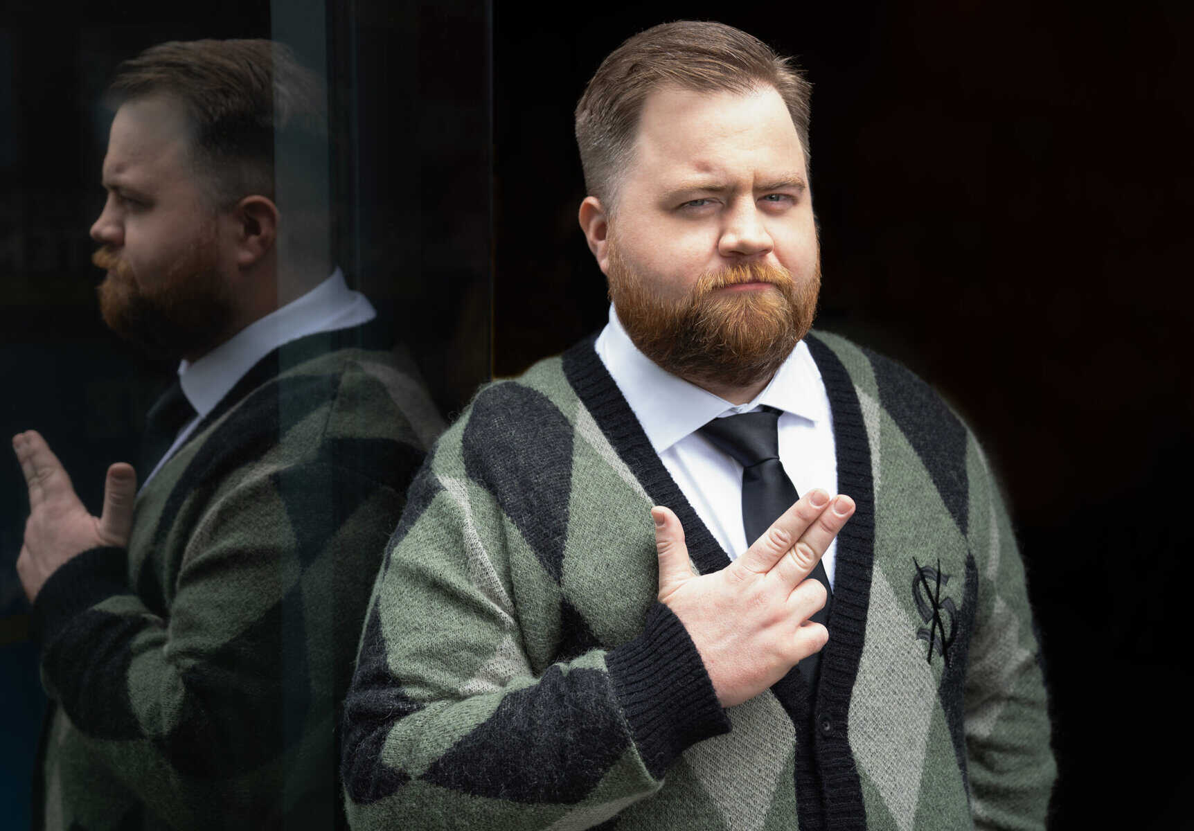 Actor Paul Walter Hauser photographed by Zusha Goldin for Deadline Hollywood